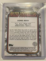2021 Topps Finest CL Lionel Messi Prized Footballers /45