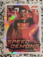 2022 Topps Chrome Formula 1 Carlos Sainz Speed Demons