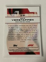 2022 Topps Chrome Formula 1 Max Verstappen Speed Demons