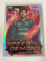 2022 Topps Chrome Formula 1 Sebastian Vettel Speed Demons