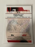 2022 Topps Chrome Formula 1 Sebastian Vettel Speed Demons