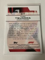 2022 Topps Chrome Formula 1 Yuki Tsunoda Speed Demons