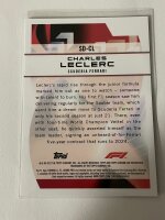 2022 Topps Chrome Formula 1 Charles Leclerc Speed Demons