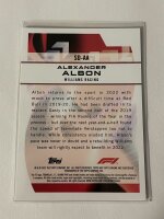 2022 Topps Chrome Formula 1 Alexander Albon Speed Demons