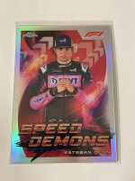 2022 Topps Chrome Formula 1 Esteban Ocon Speed Demons