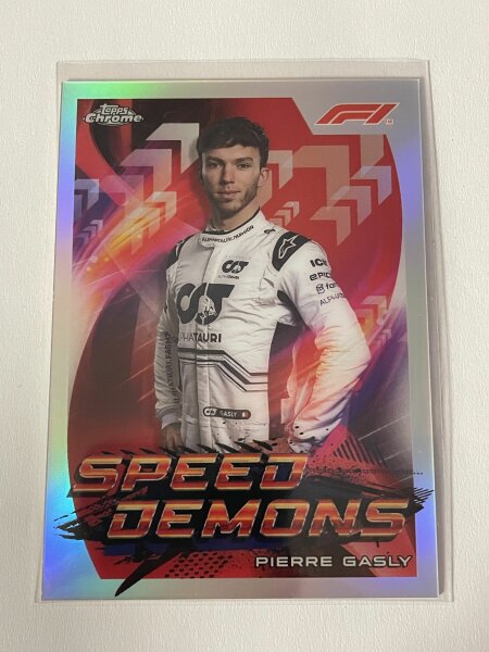 2022 Topps Chrome Formula 1 Piere Gasly Speed Demons