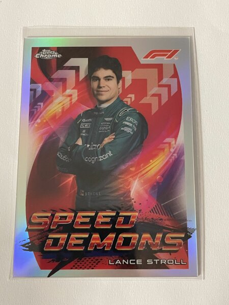 2022 Topps Chrome Formula 1 Lance Stroll Speed Demons