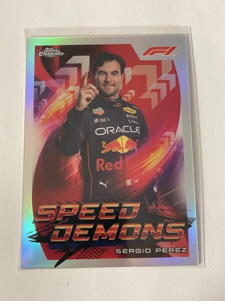 2022 Topps Chrome Formula 1 Sergio Perez Speed Demons