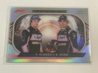 2022 Topps Chrome Formula 1 Alonso Ocon Constructor...