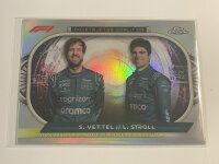2022 Topps Chrome Formula 1 Vettel Stroll Constructor...