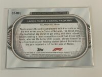 2022 Topps Chrome Formula 1 Norris Ricciardo Constructor...