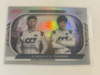 2022 Topps Chrome Formula 1 Gasly Tsunoda Constructor...