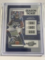 2021 Panini Contenders Optic Saquon Barkley Season Ticket