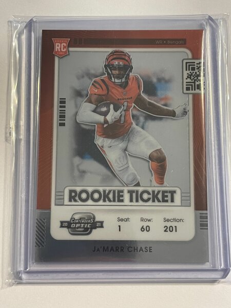 2021 Panini Contenders Optic Jamar Chase Rookie Ticket
