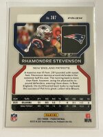 2021 Panini Prizm Football Rhamondre Stevenson RC Green...