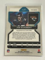 2021 Panini Prizm Football Joe Schobert Green Pulsar