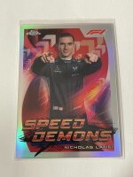 2022 Topps Chrome Formula 1 Nicolas Latifi Speed Demons