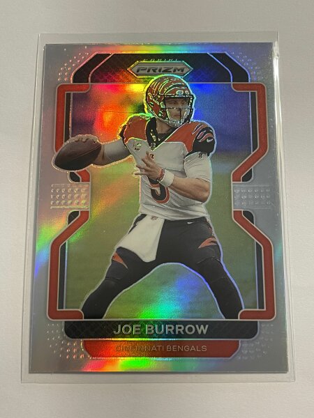 2021 Panini Prizm Football Joe Burrow Silver Prizm