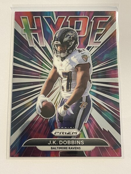 2021 Panini Prizm Football J.K. Dobbins Hype
