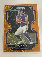 2021 Panini Prizm Football Kellen Mond RC Velocity Laser