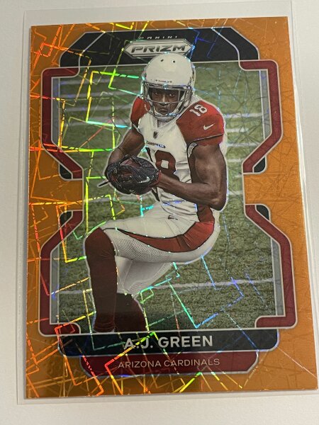 2021 Panini Prizm Football A.J. Green Velocity Laser