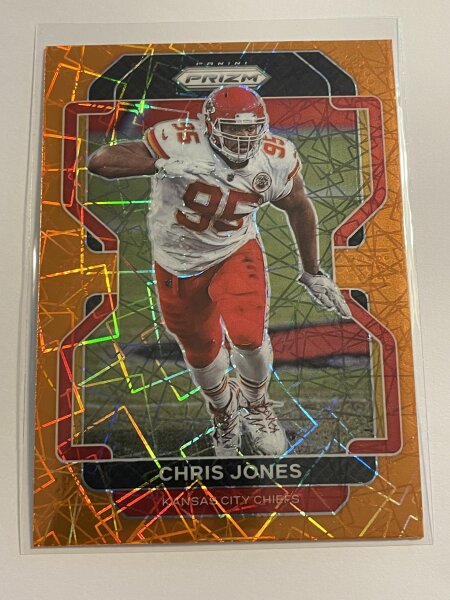 2021 Panini Prizm Football Chris Jones Velocity Laser
