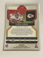2021 Panini Prizm Football Chris Jones Velocity Laser